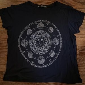 Brandy Melville Navy Tshirt - One Size